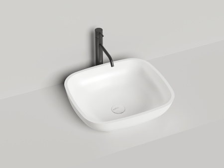 Раковина из искусственного камня S-Stone Salini GLORIA 1102208MF 50х40 накладная цвет мультиколор